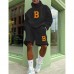 men's trendy hoodie suit    HF0117-03-01