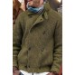 Men's Stand-up Collar Double Breasted Jacket