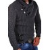 Men's Stand Collar Winter Warm Casual Collar Sweater