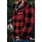 Men's winter autumn plaid double-sided plush Pullover